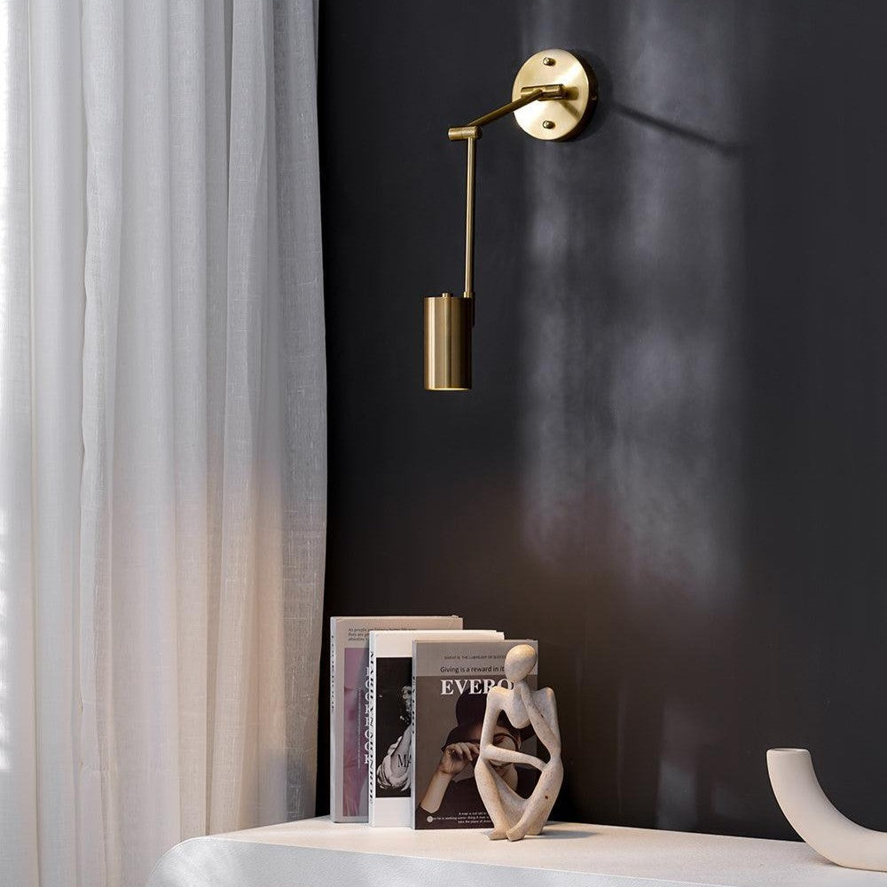 Milo | Lámpara de pared moderna de metal ajustable