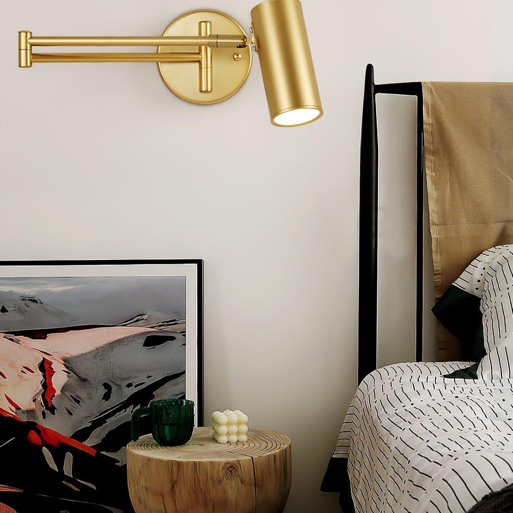 Milo | Lámpara de pared moderna de metal ajustable