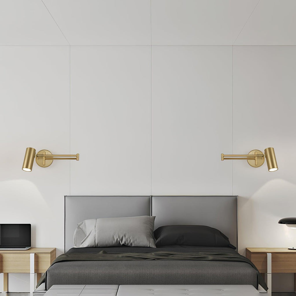 Milo | Lámpara de pared moderna de metal ajustable