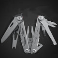 Lisslune | Alicates Multifuncionales 14 en 1 Plegables Combinados Gadget EDC Equipamiento de Supervivencia Camping Herramienta Universal Alicates