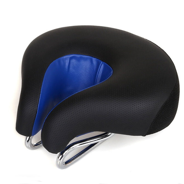 Kalsten | Silla de bicicleta sin nariz para montaña con acolchado grueso y suave (Azul)