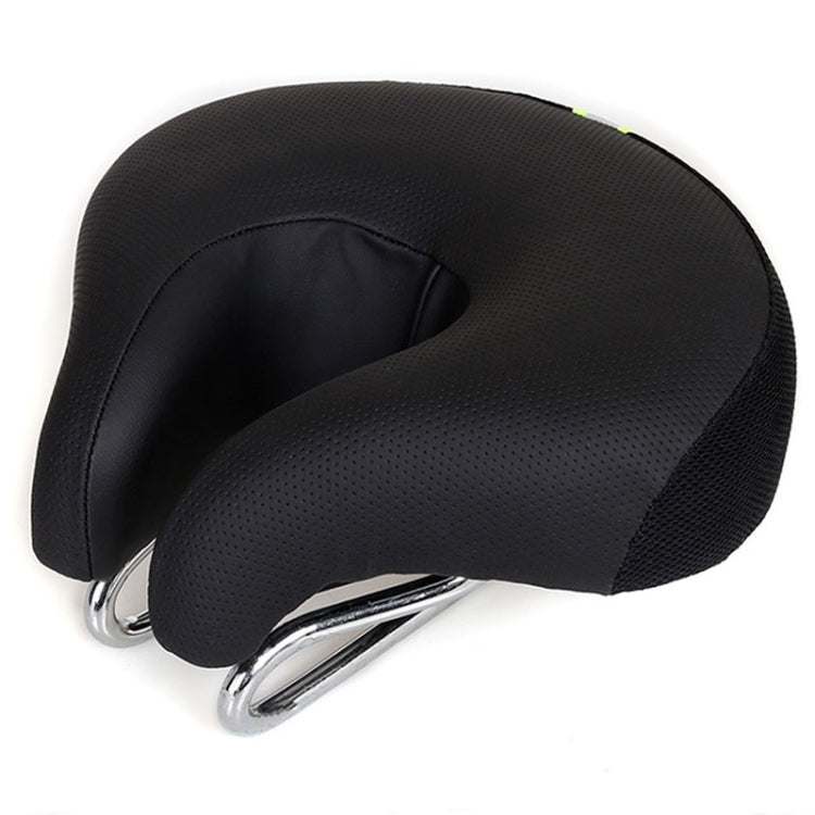 Kalsten | Silla de bicicleta sin nariz para montaña con acolchado grueso y suave (Negro)