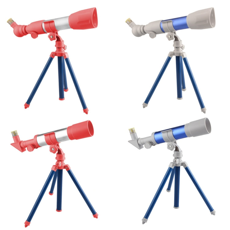 Lisslune | Telescopio Astronómico Múltiple de Alta Definición para Niños Ayudas Didácticas de Ciencia (Modelo B Rojo)