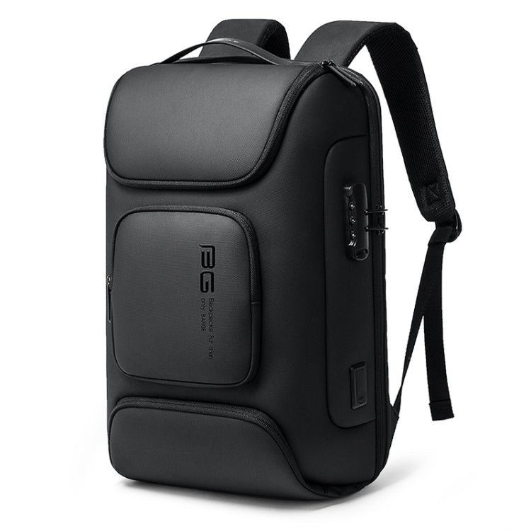 BANGE BG-7216plus Protección contra Robos Mochila de Viaje Impermeable para Hombre Bolsa para Laptop de 15.6 Pulgadas (Negro)