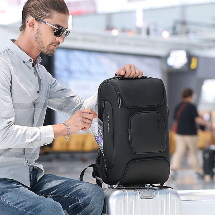 BANGE BG-7216plus Protección contra Robos Mochila de Viaje Impermeable para Hombre Bolsa para Laptop de 15.6 Pulgadas (Negro)