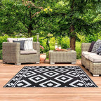 PATIOLOOM – Alfombra de jardín exterior de alta calidad, fácil de limpiar y resistente a la intemperie