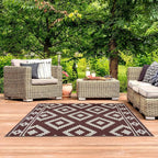 PATIOLOOM – Alfombra de jardín exterior de alta calidad, fácil de limpiar y resistente a la intemperie