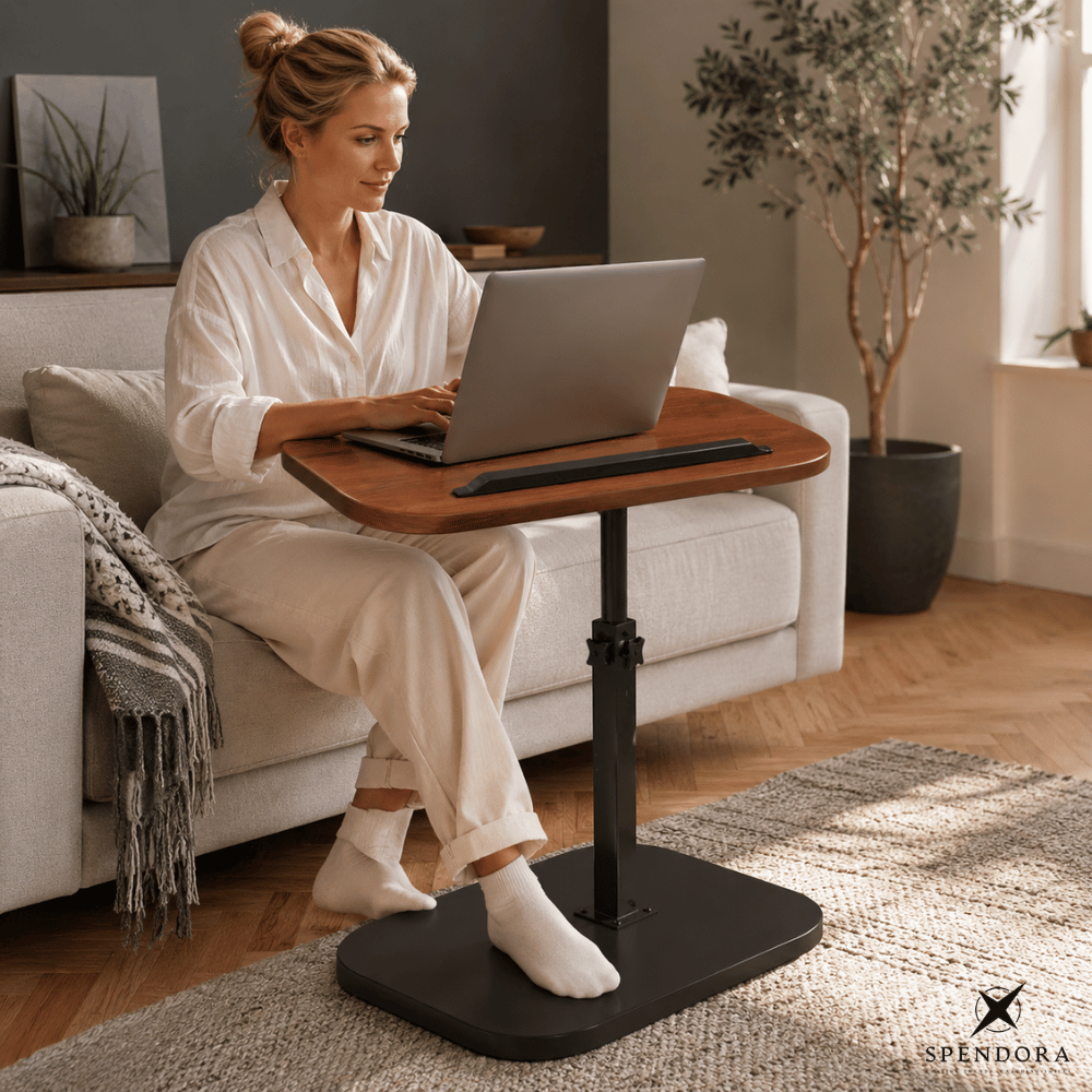 FlexDesk — Mesa auxiliar ajustable en altura | 50% DESCUENTO