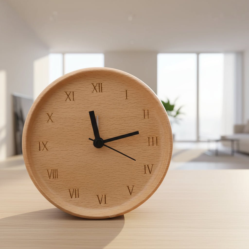 WOODMORN – Réveil élégant en bois de hêtre pour un intérieur stylé