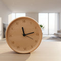 WOODMORN – Reloj despertador elegante de madera de haya para un hogar con estilo