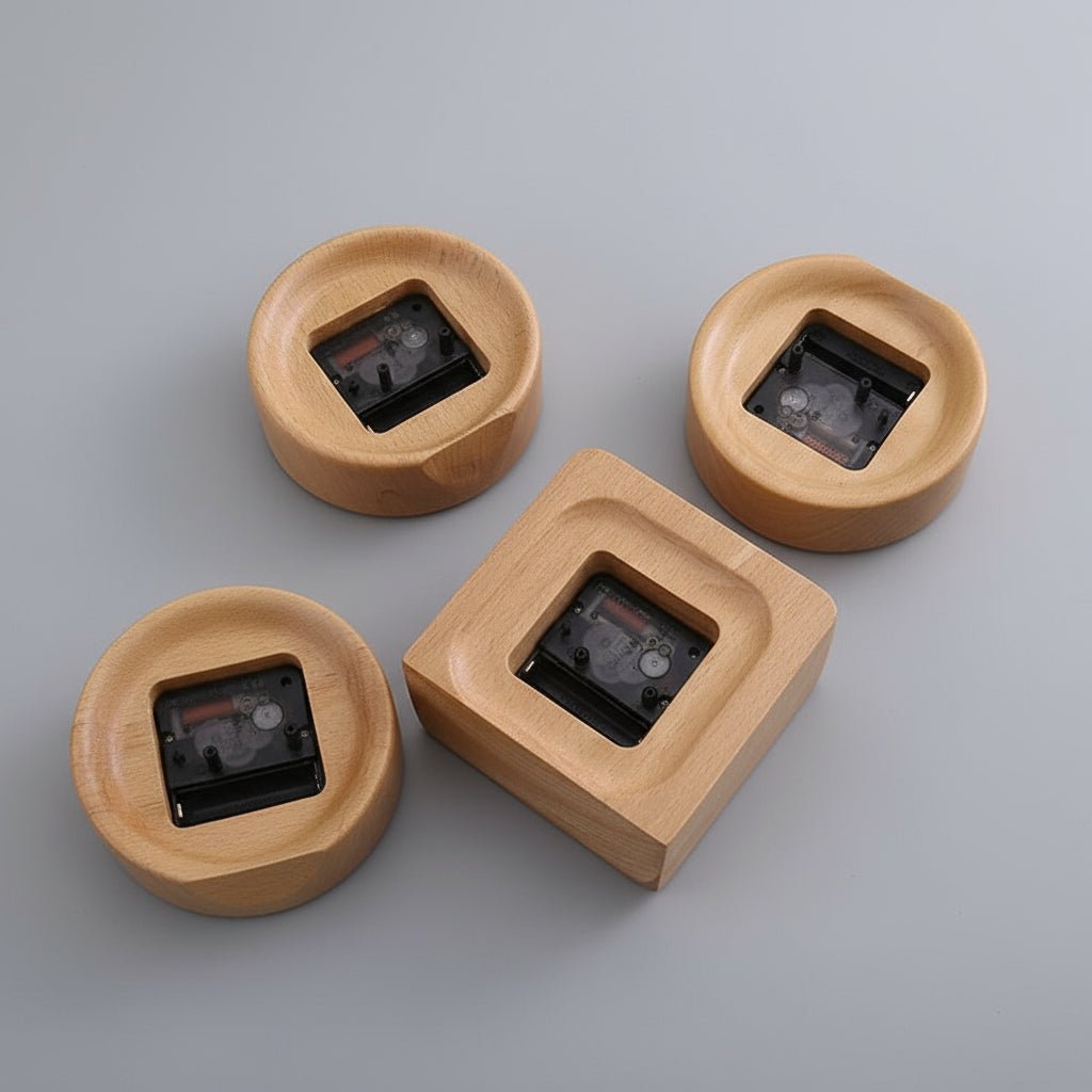 WOODMORN – Reloj despertador elegante de madera de haya para un hogar con estilo
