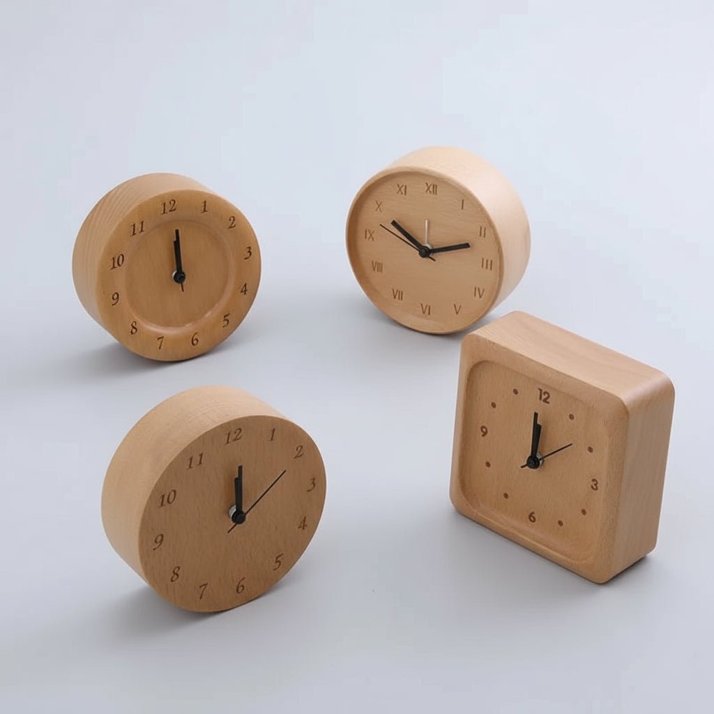 WOODMORN – Réveil élégant en bois de hêtre pour un intérieur stylé