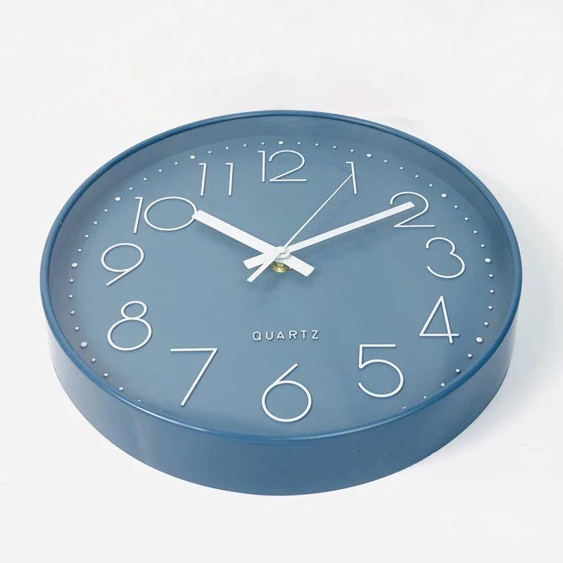 SMOOTHTIME – Reloj de pared silencioso de 12 pulgadas, sin tictac, para decoración moderna