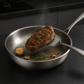 SARTÉN TITAN-PREMIUM – Sartén de titanio de alta calidad sin recubrimiento para todo tipo de cocinas
