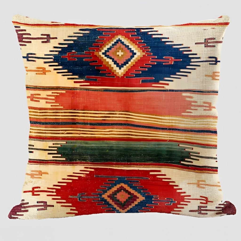 BOHOVA – Funda de cojín boho elegante para acentos cálidos en el hogar