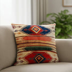 BOHOVA – Funda de cojín boho elegante para acentos cálidos en el hogar
