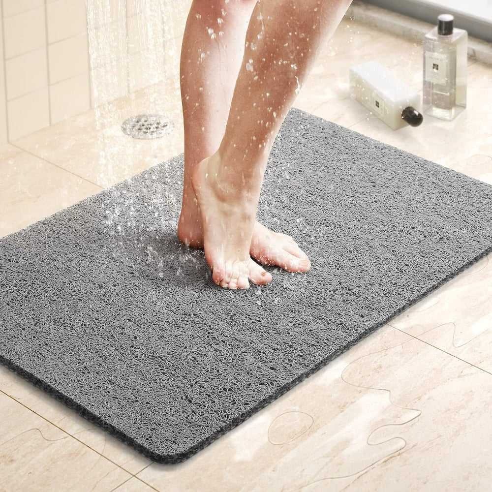 Alfombra de Ducha Texturizada Antideslizante - Estilo Lufa