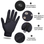 Guantes Térmicos Calentadores para Ciclismo, Bicicleta y Esquí para Hombres y Mujeres