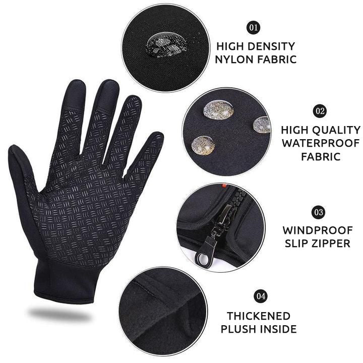 Guantes Térmicos Calentadores para Ciclismo, Bicicleta y Esquí para Hombres y Mujeres