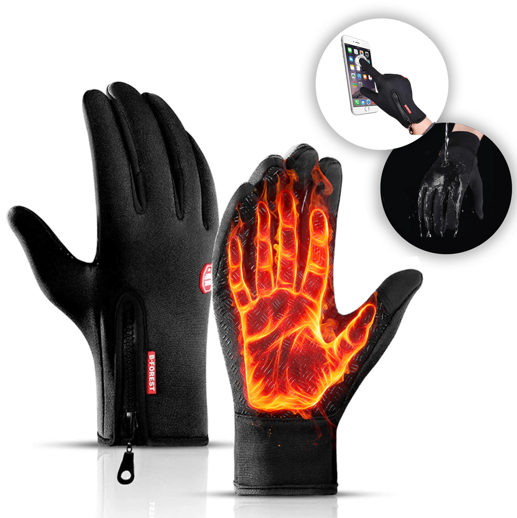 Guantes Térmicos - FrostGuard - Cálidos, Impermeables y Amigables con Pantallas Táctiles