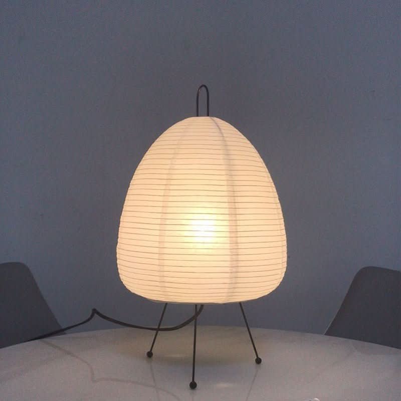 LUMIRICE – Elegante lámpara de mesa de papel de arroz con diseño japonés