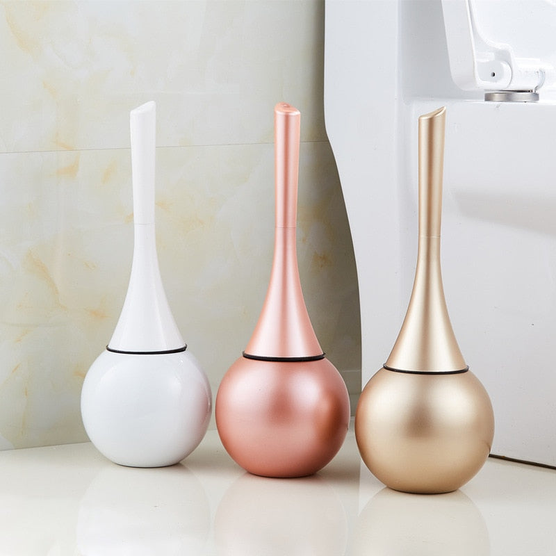 Cepillo de Inodoro con Diseño Moderno Herramienta de Limpieza Ergonómica