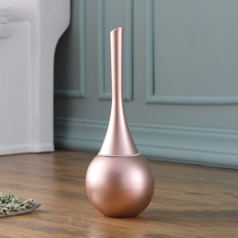 Cepillo de Inodoro con Diseño Moderno Herramienta de Limpieza Ergonómica
