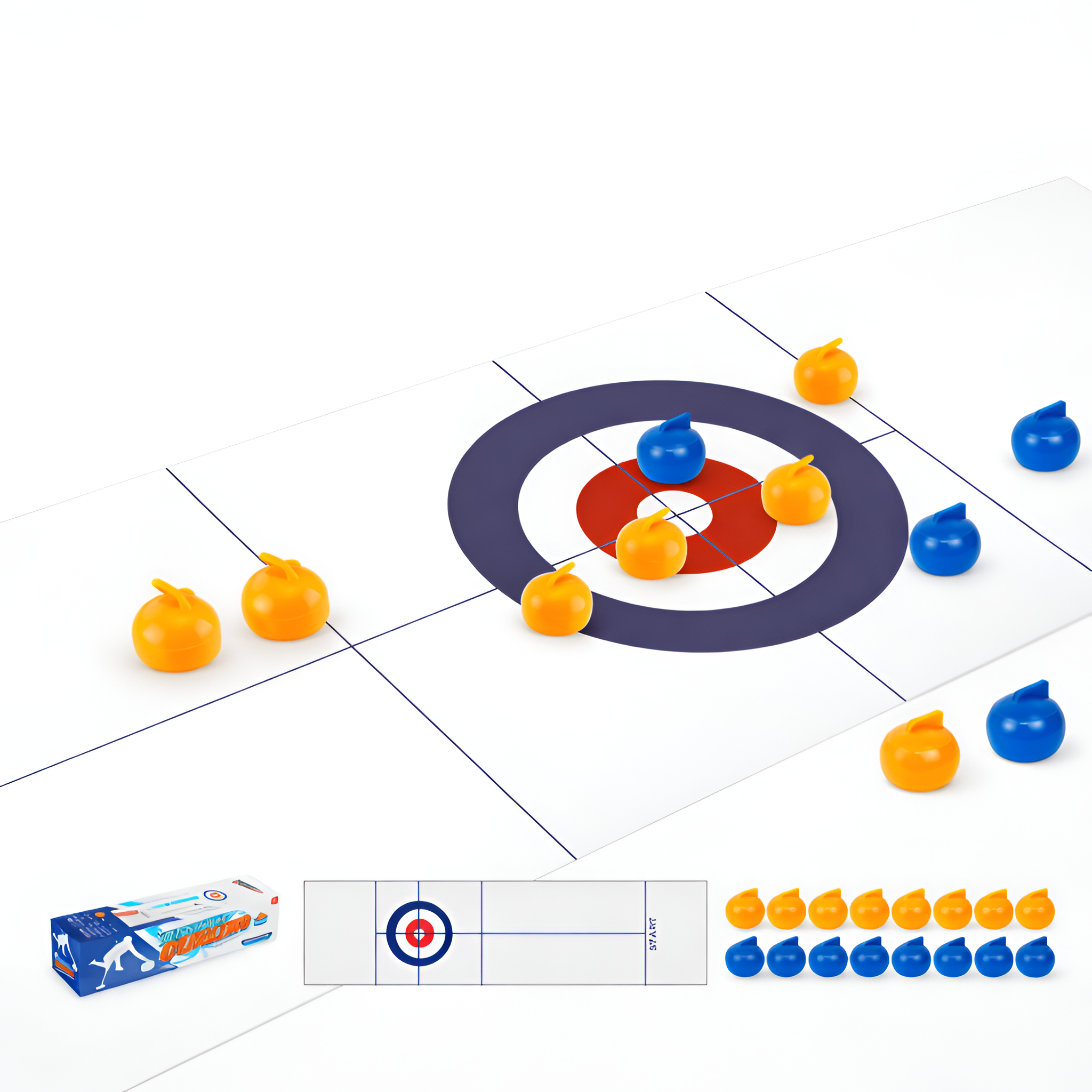 Raze - Juego de Curling de Mesa Plegable Portátil