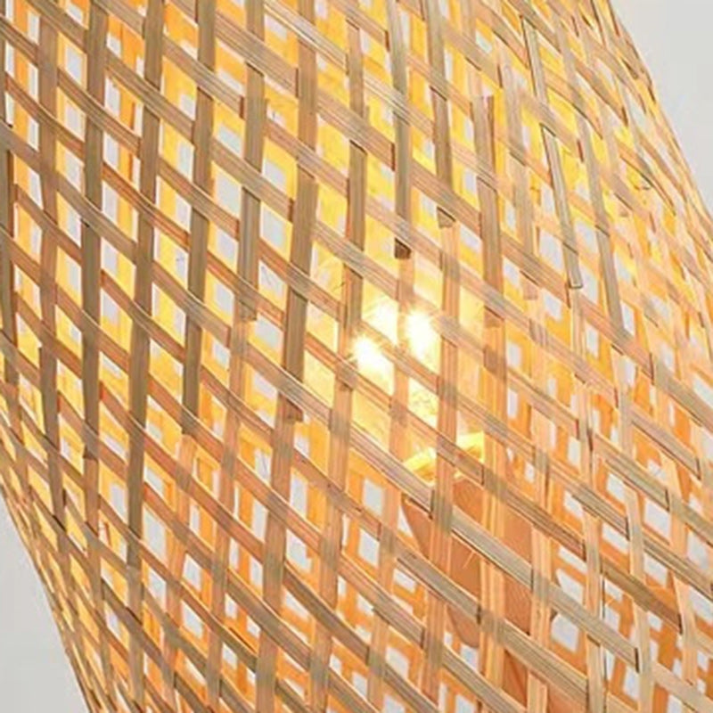 Yorumi | Lámpara de Suelo Tradicional Japonesa de Bambú con Luz Suave para Sala de Estar