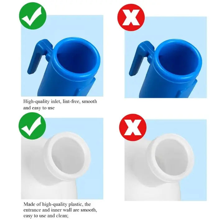 BowLift | Orinal Portátil para Hombres – 2000ml, a prueba de fugas y reutilizable