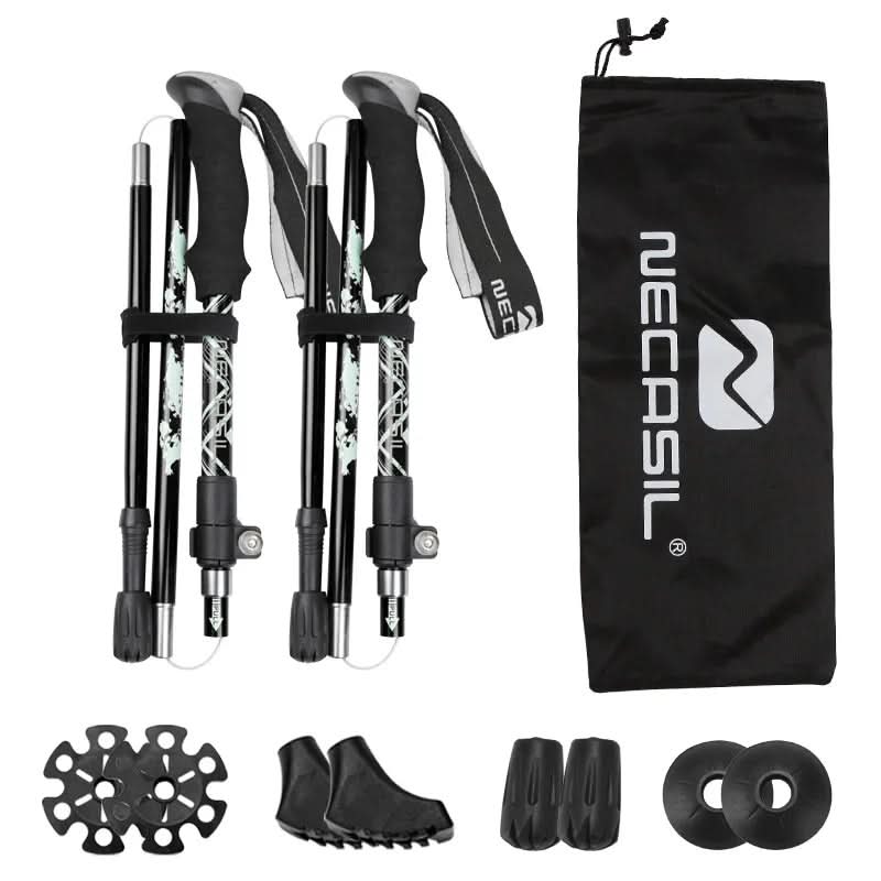 Bastones de trekking plegables para senderismo y aventuras al aire libre