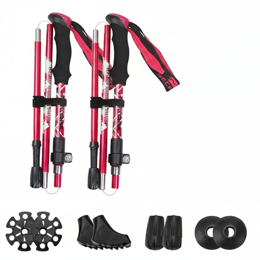 BASTONES FOLDTREK – Bastones de trekking plegables para caminatas y aventuras al aire libre