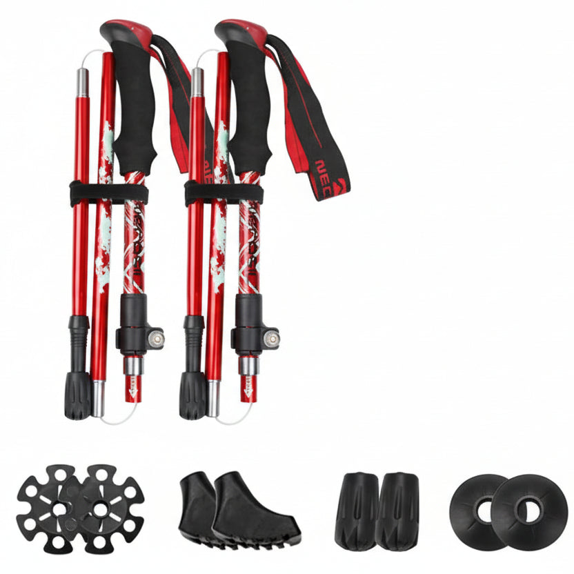 BASTONES FOLDTREK – Bastones de trekking plegables para caminatas y aventuras al aire libre