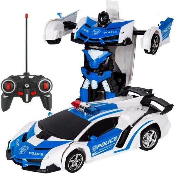 Coche Transformador con Control Remoto para Niños