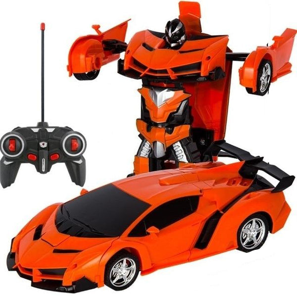 Coche Transformador con Control Remoto para Niños