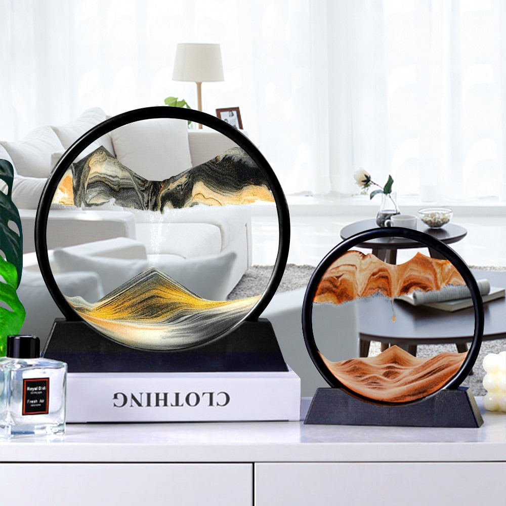 Reloj de Arena 3D Paisaje de Arena