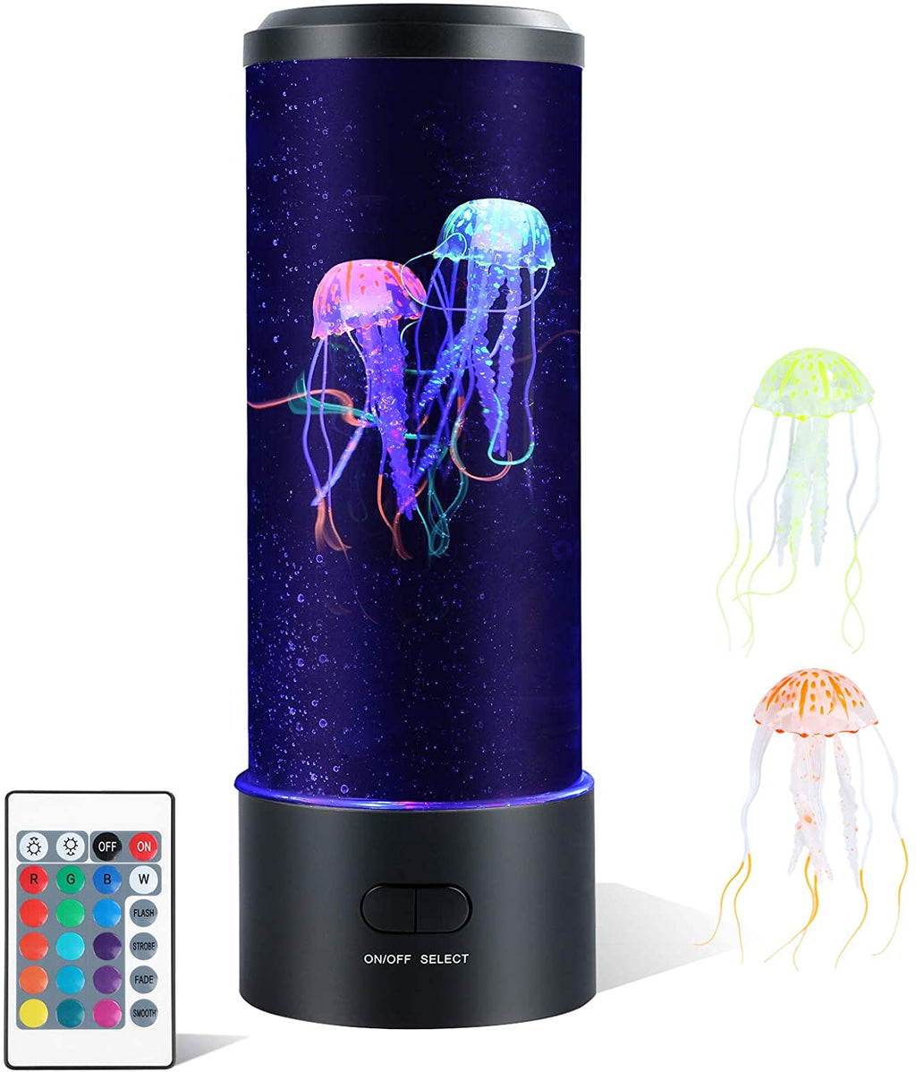 Lámpara sensorial cambiante de color de medusa