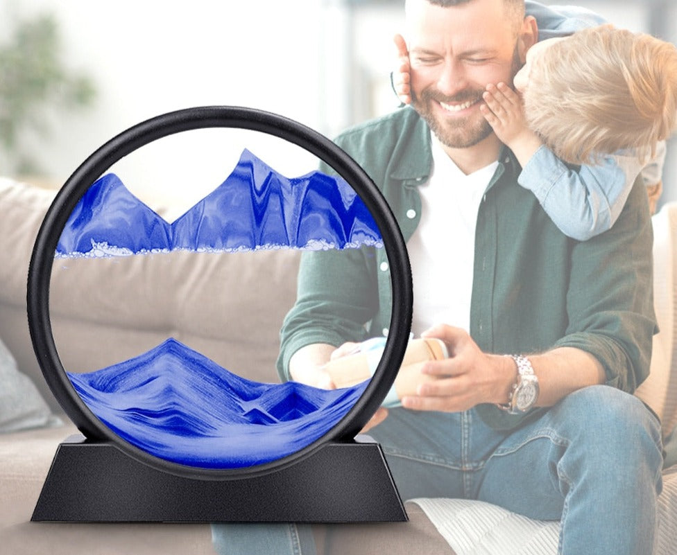 Reloj de Arena 3D Paisaje de Arena