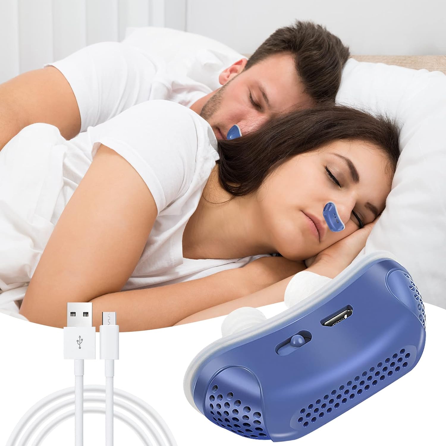 Dispositivo Micro CPAP para apnea del sueño y anti-ronquidos - Alternativa a CPAP