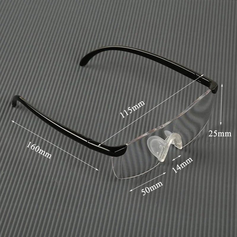 Gafas de aumento | Visión de 250 Grados