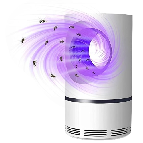 Trampa de Insectos con Luz UV - Asesina de Mosquitos y Moscas para Interior/Exterior