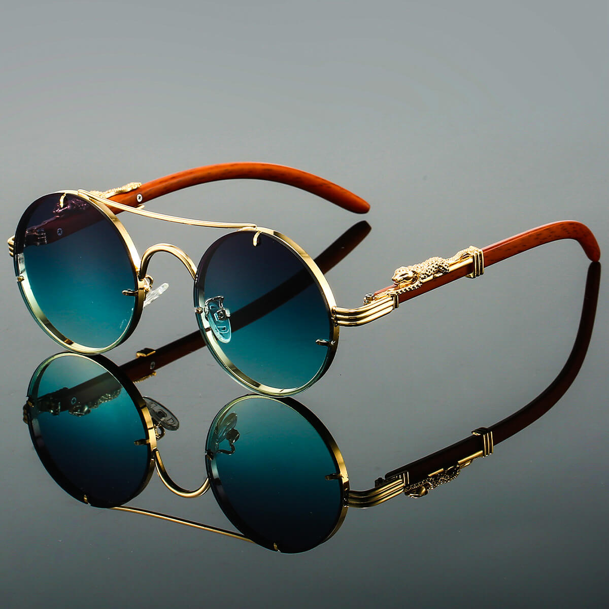 Gafas de Sol Retro Unisex con Montura Ovalada