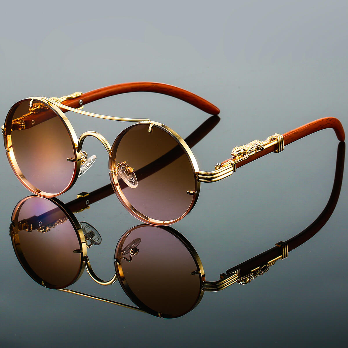 Gafas de Sol Retro Unisex con Montura Ovalada