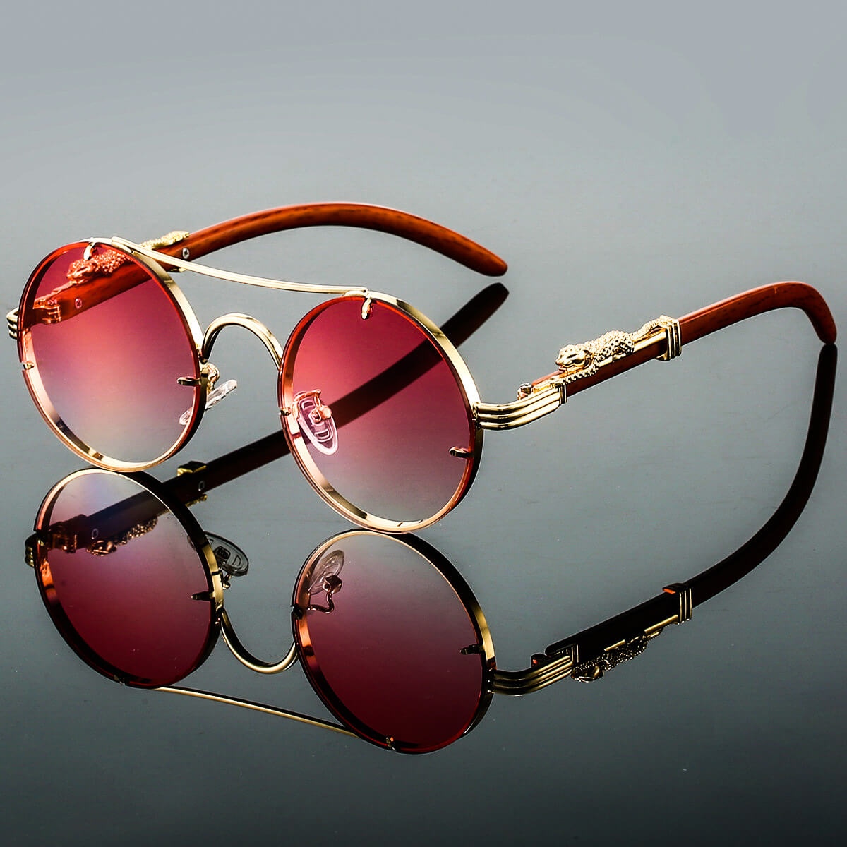 Gafas de Sol Retro Unisex con Montura Ovalada