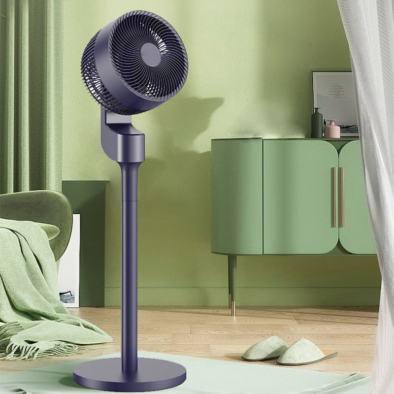 Ventilador de Pie Unisex Ajustable con Flujo de Aire Multidireccional