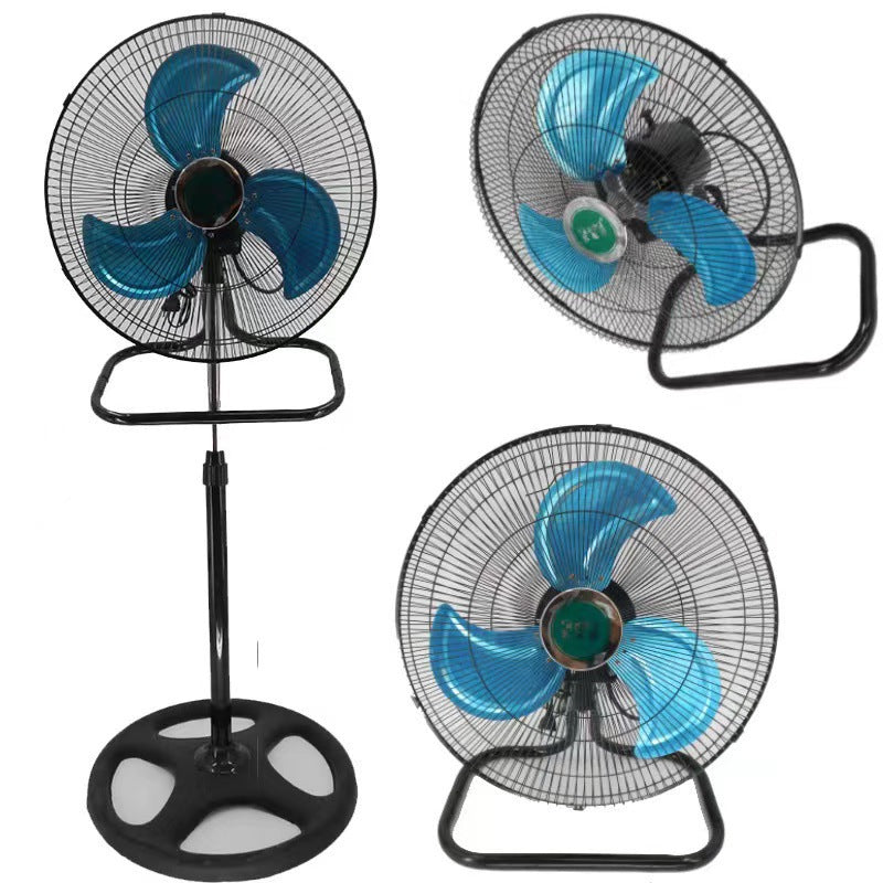 Ventilador de Pie Unisex con Ángulo de Inclinación Ajustable y Múltiples Niveles de Velocidad