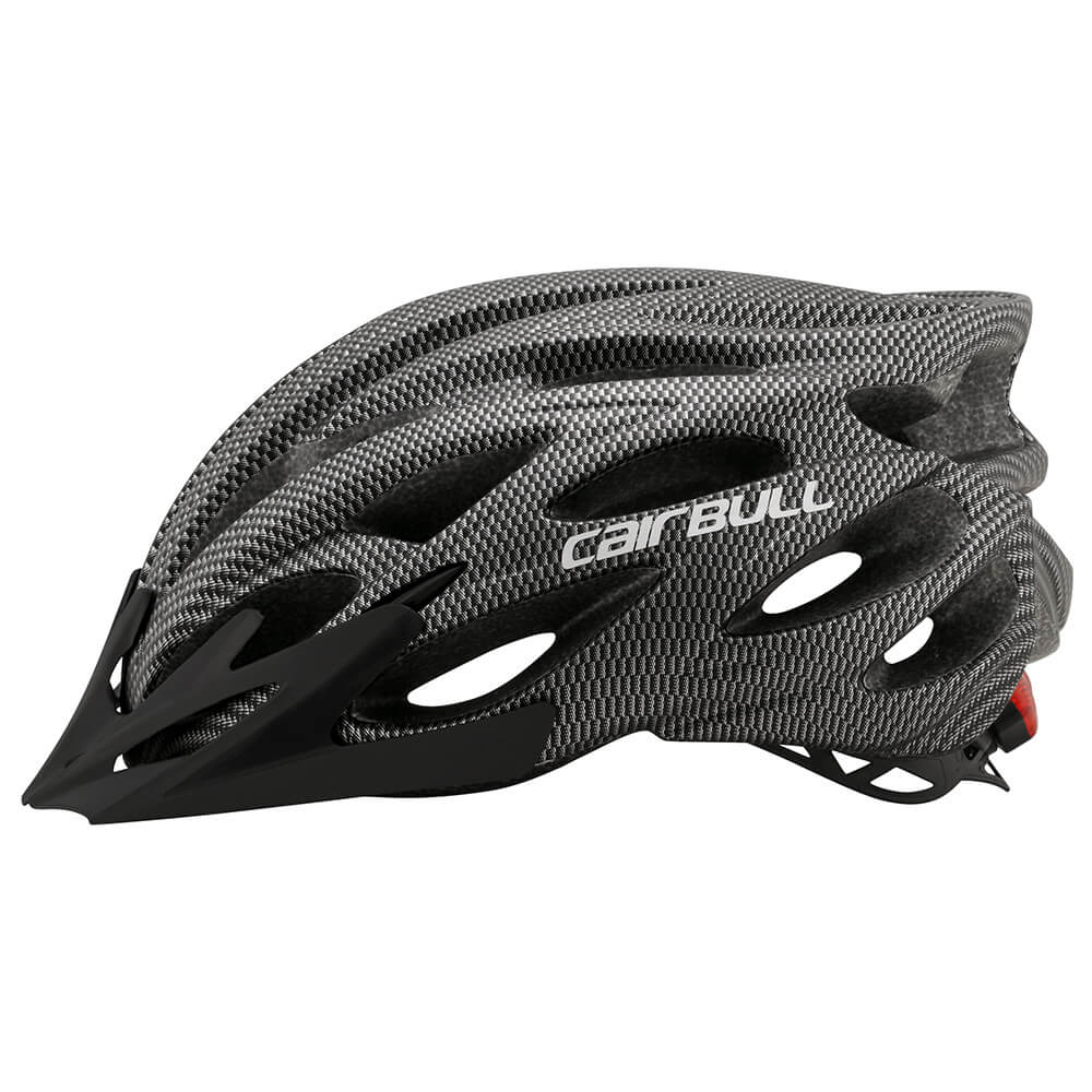 Casco Unisex con Visera y Luz Trasera Integrada