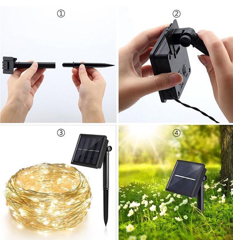 Iluminación LED Solar - Impermeable
