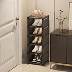 SPACERACK – Estante para zapatos que ahorra espacio para esquinas y espacios pequeños