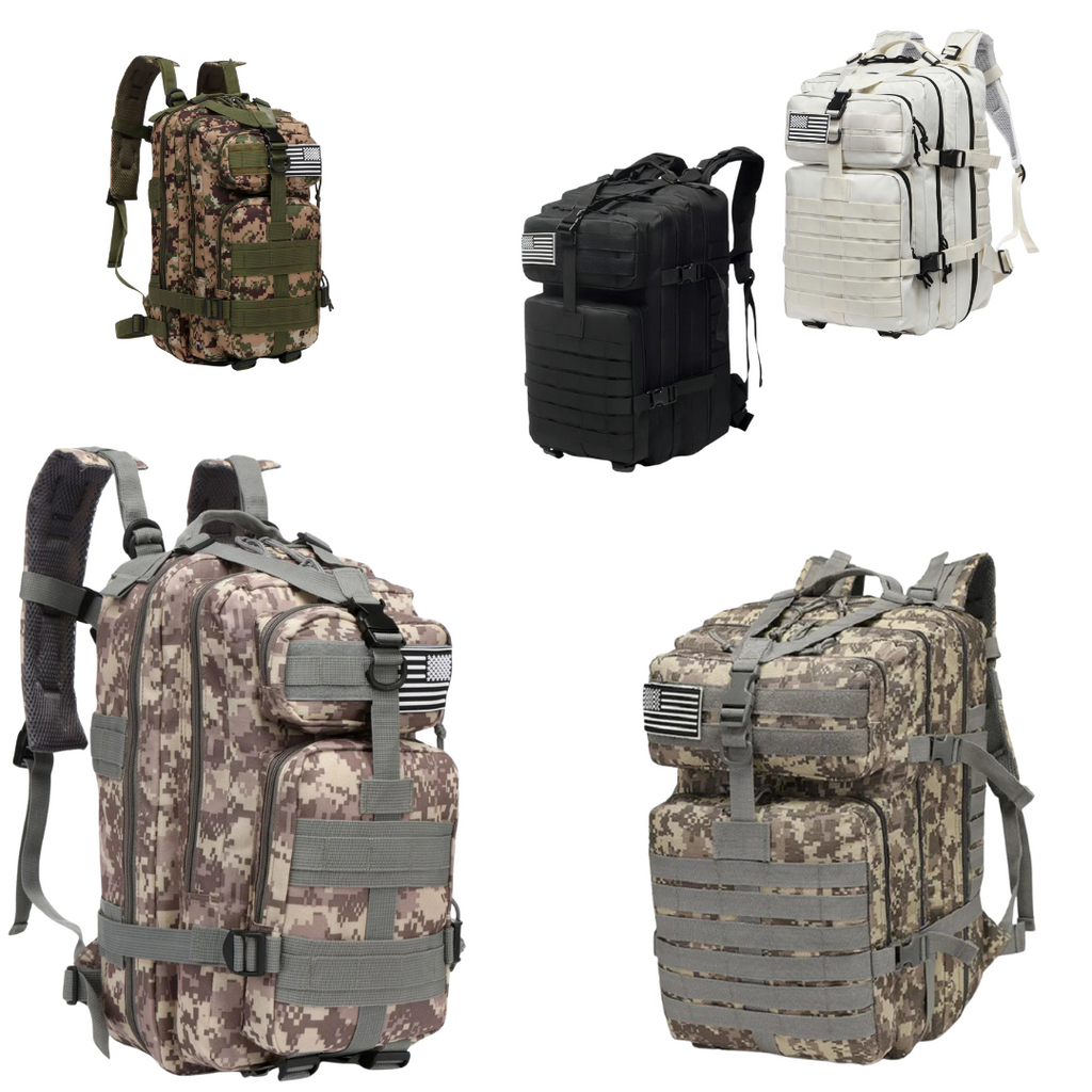 TrailPro Mochila Táctica Commando 30L+ Mochila para Acampar, Pescar y Cazar